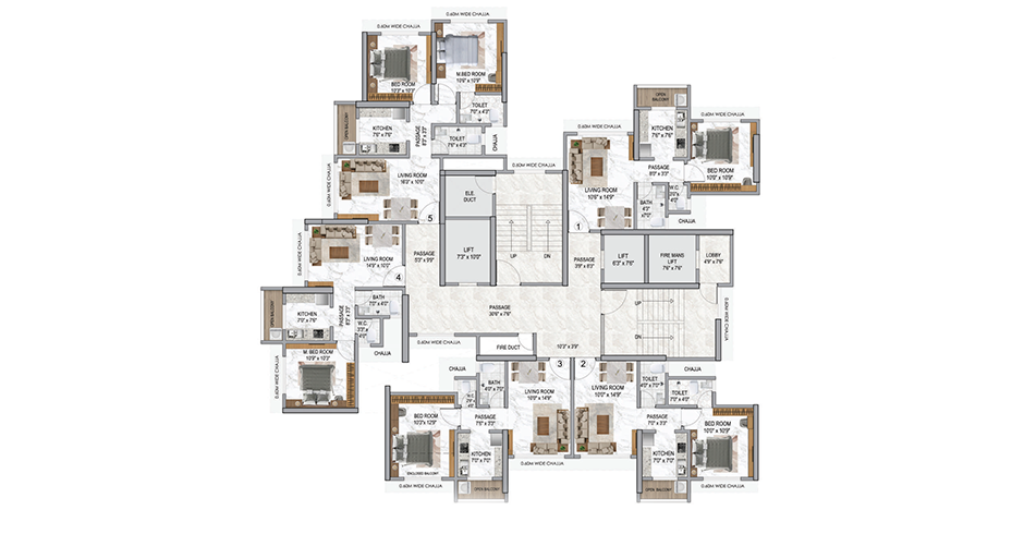 Bhoomi Castle Floor Plans