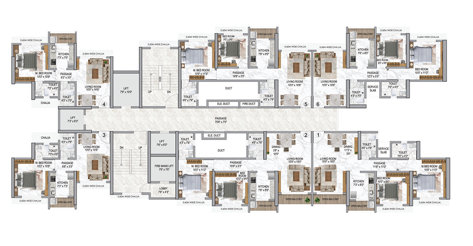 Bhoomi Castle Floor Plans